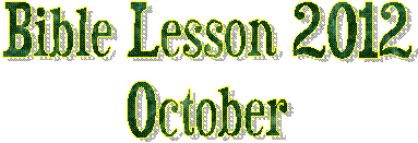 Bible Lesson 2011
October